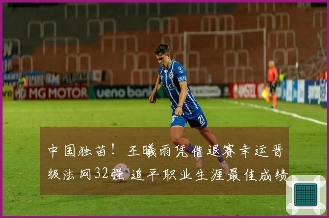 中国独苗！王曦雨凭借退赛幸运晋级法网32强 追平职业生涯最佳成绩